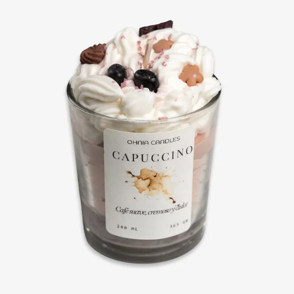 Capuccino Vela de Soja Ohnia Candles