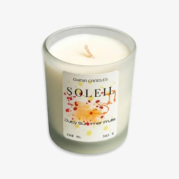Solei Vela de Soja Ohnia Candles