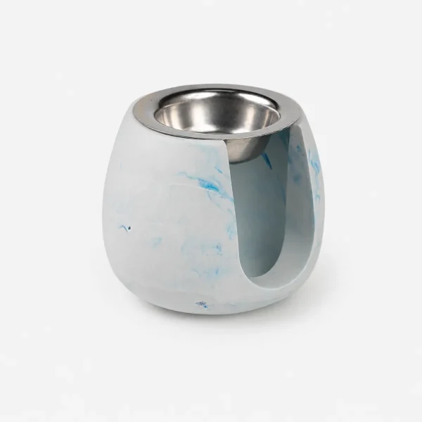 Quemador marmol azul