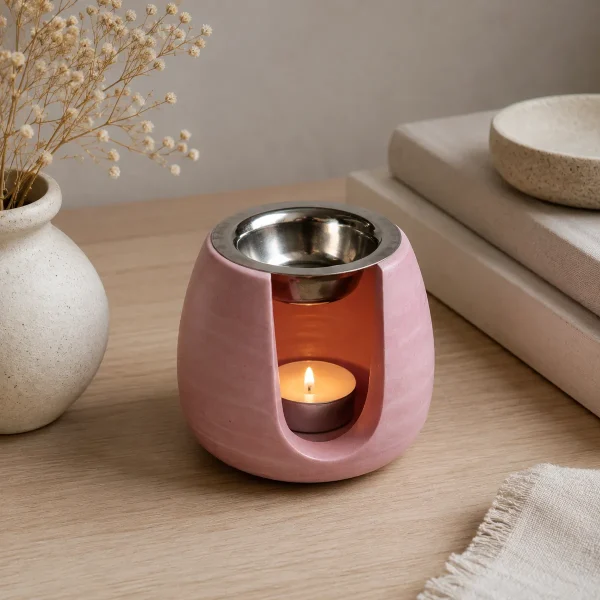 Quemador marmol rosa